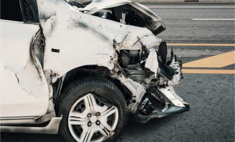 Choque de auto por detrás