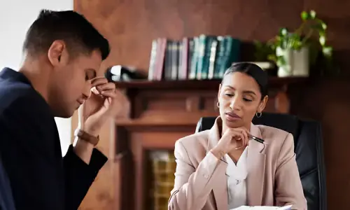 A dog bite victim turning to a lawyer for help getting compensation.