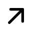 Up Right Arrow Icon
